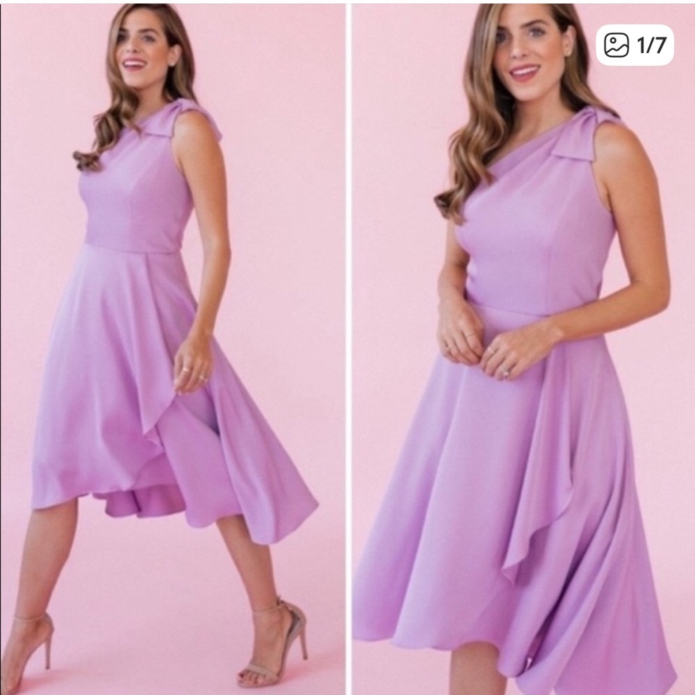 Gal Meets Glam Octavia One Shoulder Dress